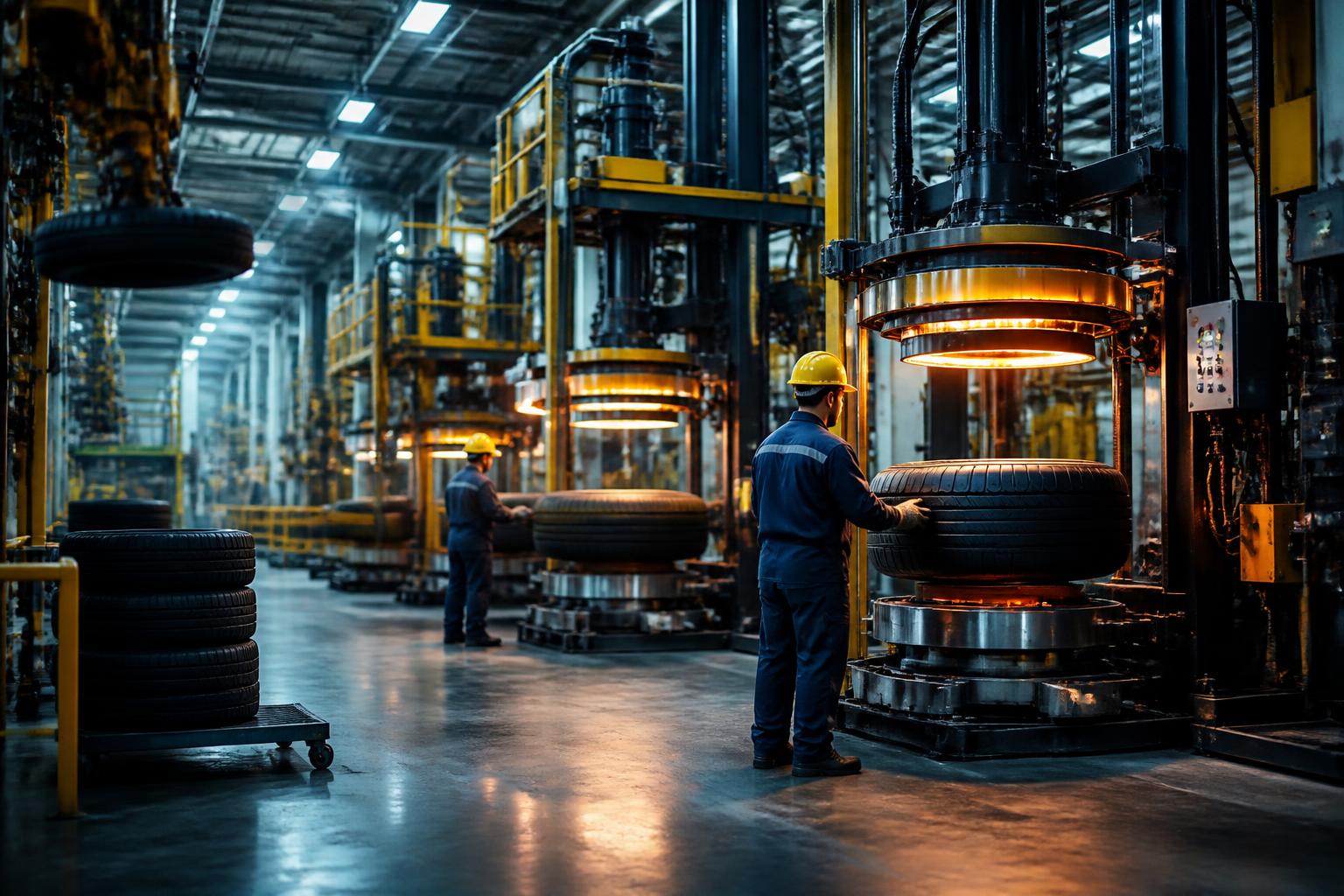 Linie de producție a anvelopelor